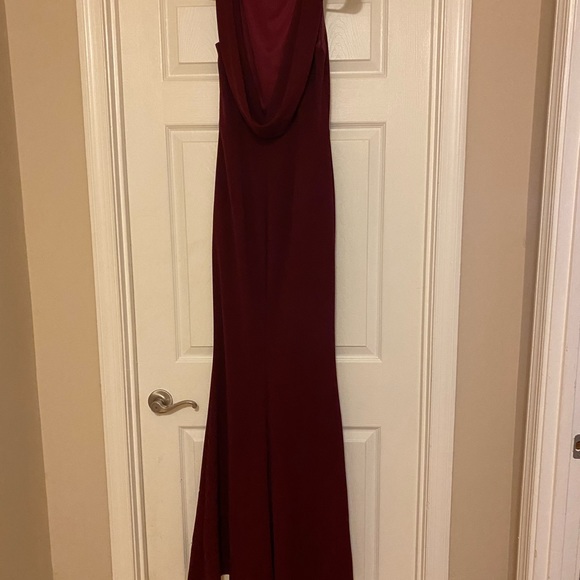 Katie May Vionnet Dress in Bordeaux - Picture 7 of 7